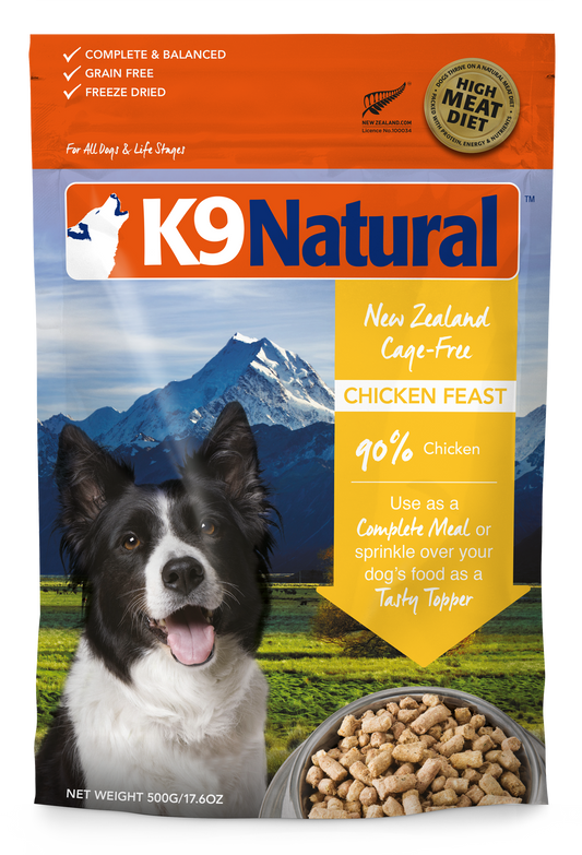 K9 Natural Freeze Dried Chicken Feast - 500g