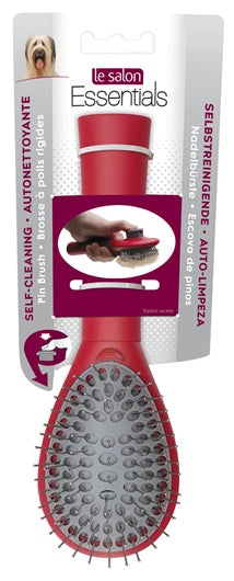 Le Salon Essentials Dog Self-Cleaning Pin Brush