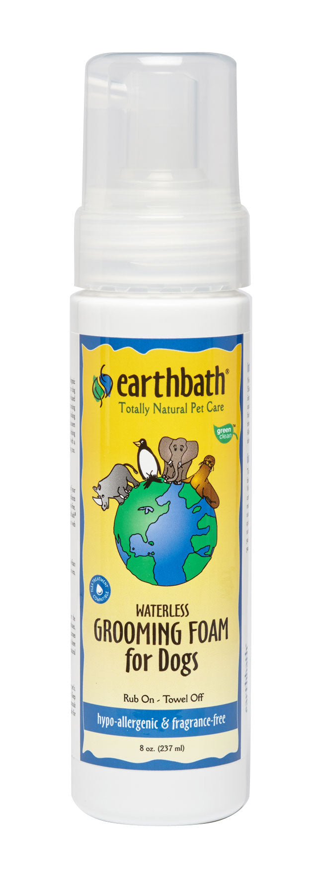 Earthbath Grooming Foam Dog Hypo-Allergenic - 8oz