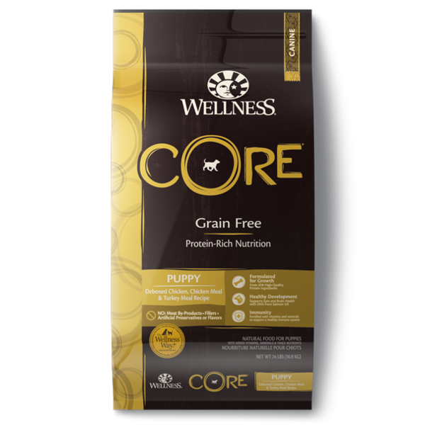 Wellness Core Grain Free Puppy - Available in 4lbs, 12lbs & 24lbs