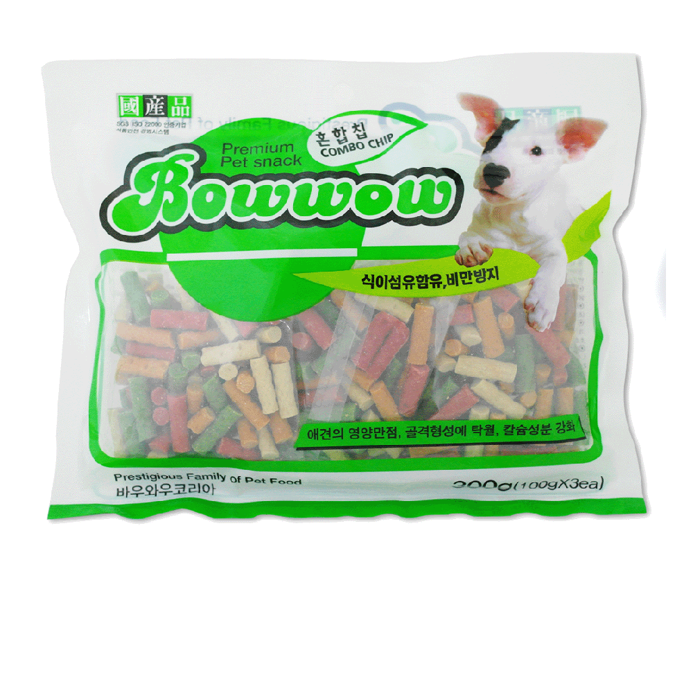 Bow Wow Dog treats Mixed Cuts 300g