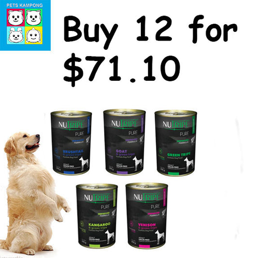 'Nutripe' Dog Canned  Pure - Buy 12 for $71.10