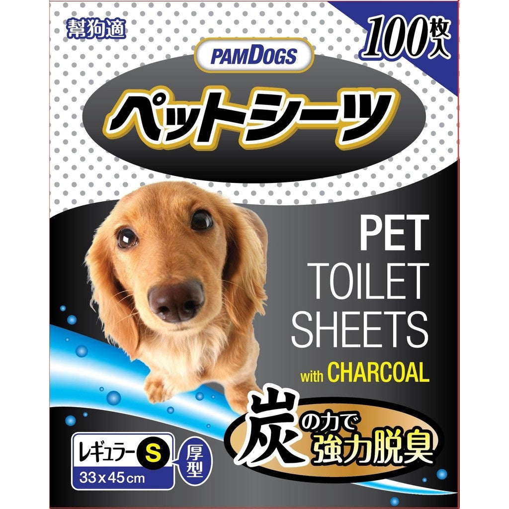 Pamdogs Pet Sheets Charocal S 100pcs (1 + 1)