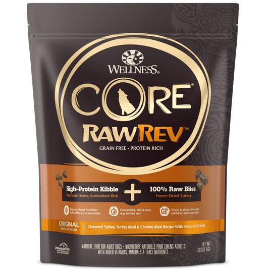 Wellness Core RawRev Original - 4lbs, 10lbs & 20lbs