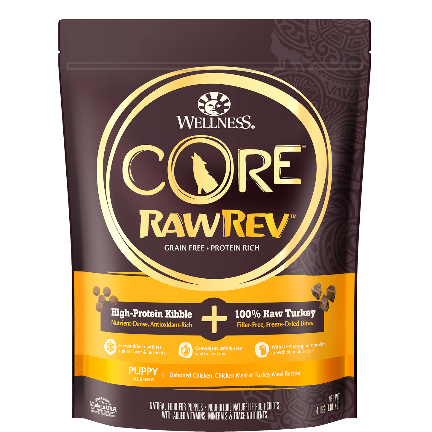 Wellness Core RawRev Puppy - 4lbs & 10lbs