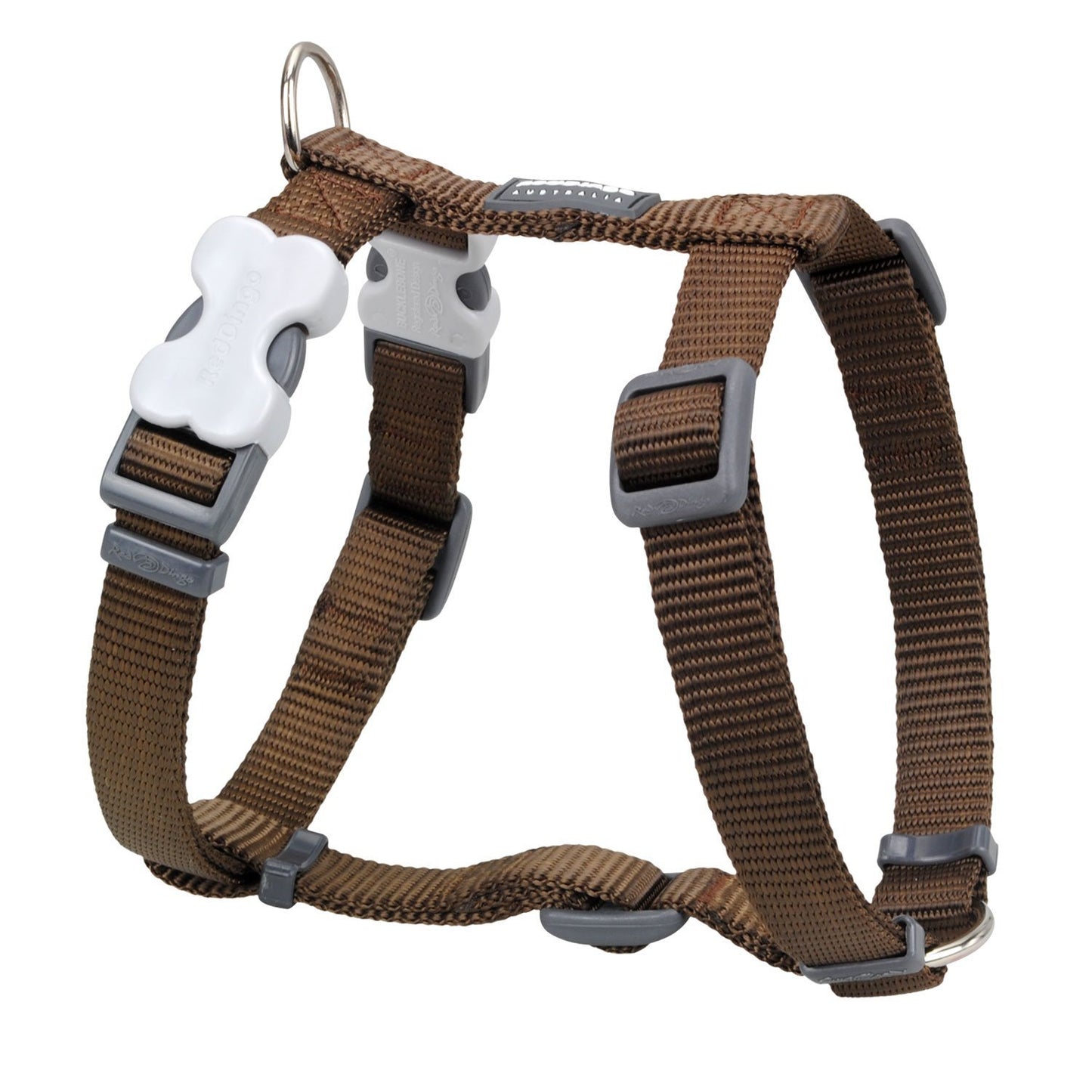 Red Dingo Dog Harness Classic - Brown - Available In S, M, ML & L