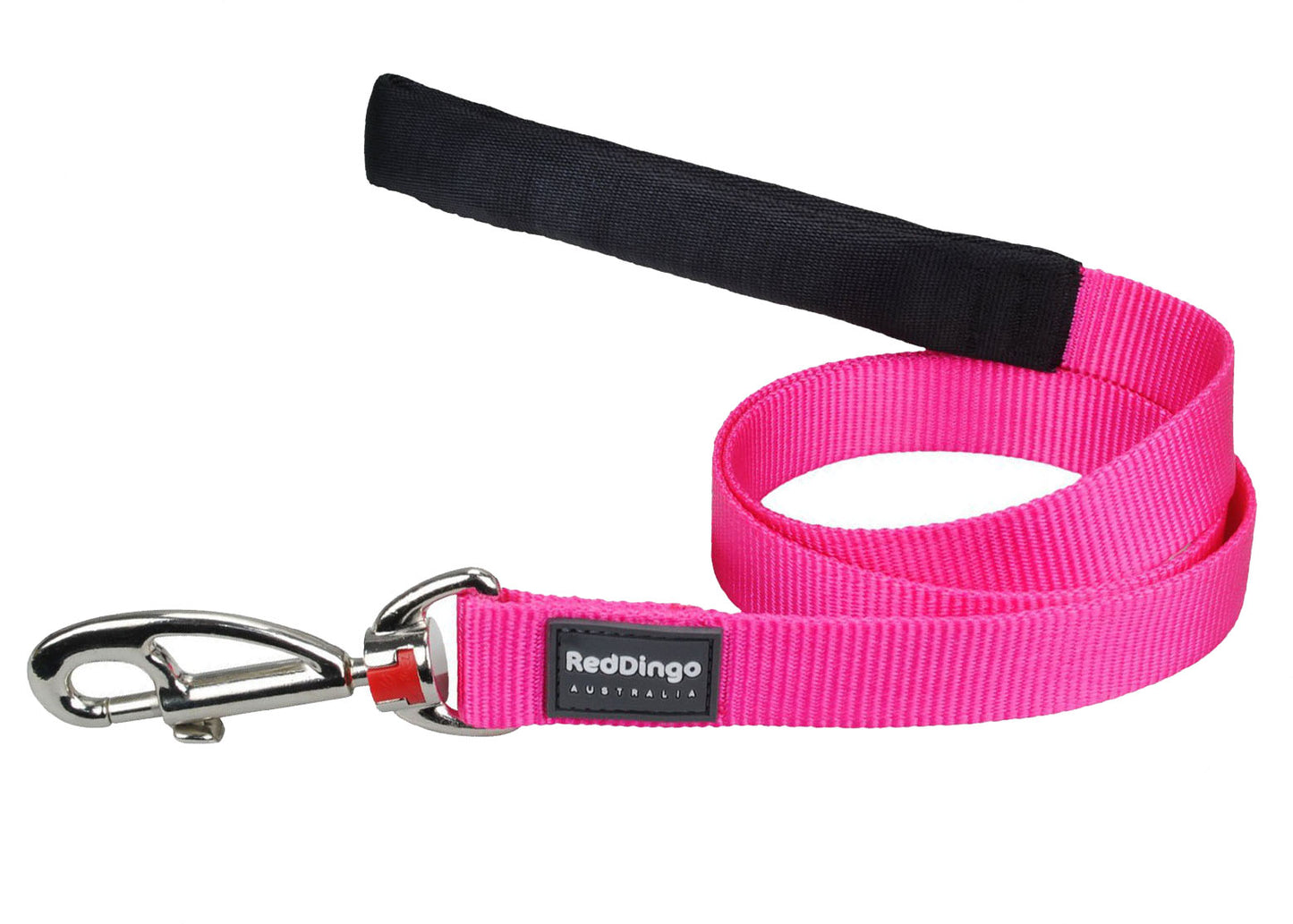 Red Dingo Dog Fixed Length Lead Classic - Hot Pink - Available In S, M, ML & L