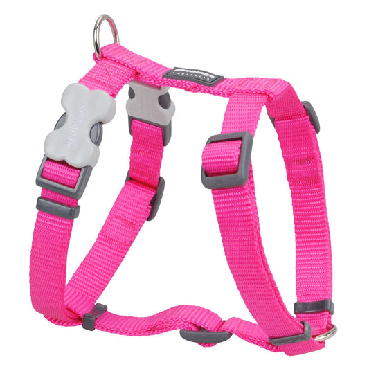 Red Dingo Dog Harness Classic - Hot Pink - Available In S, M, ML & L