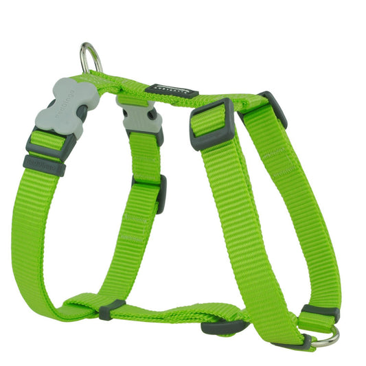 Red Dingo Dog Harness Classic - Lime Green - Available In S, M, ML & L