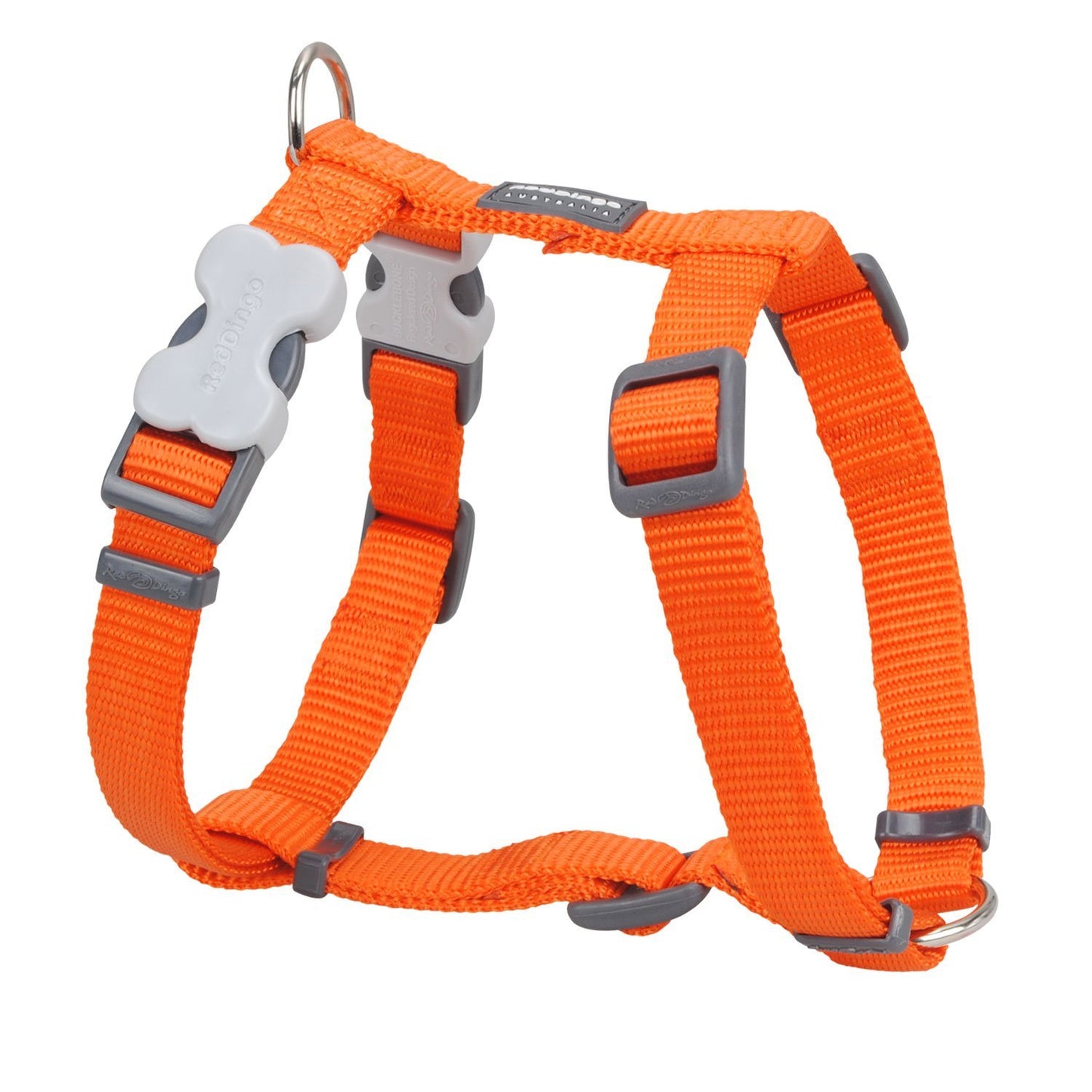 Red Dingo Dog Harness Classic - Orange - Available In S, M, ML & L