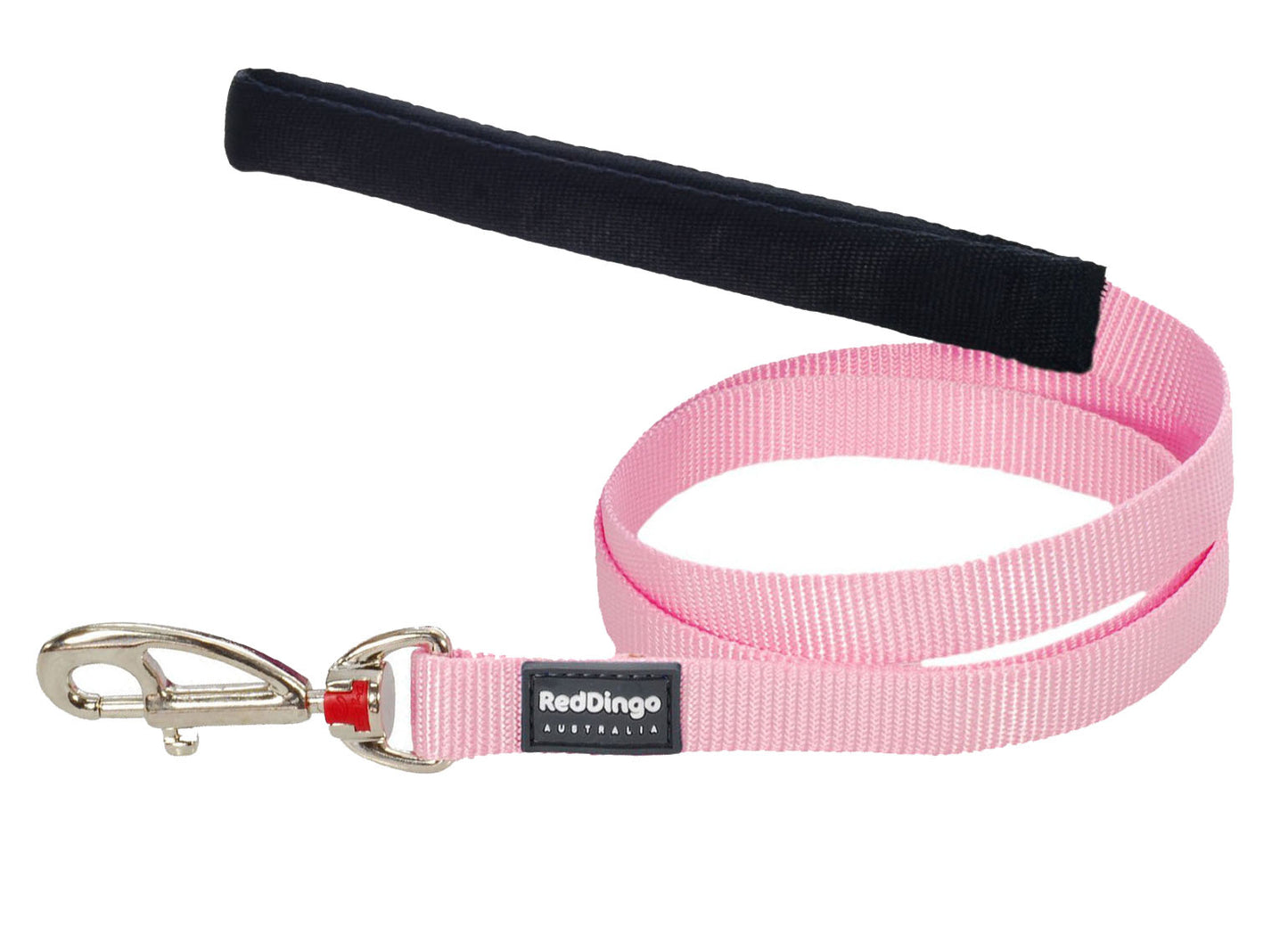 Red Dingo Dog Fixed Length Lead Classic - Pink - Available In S, M, ML & L