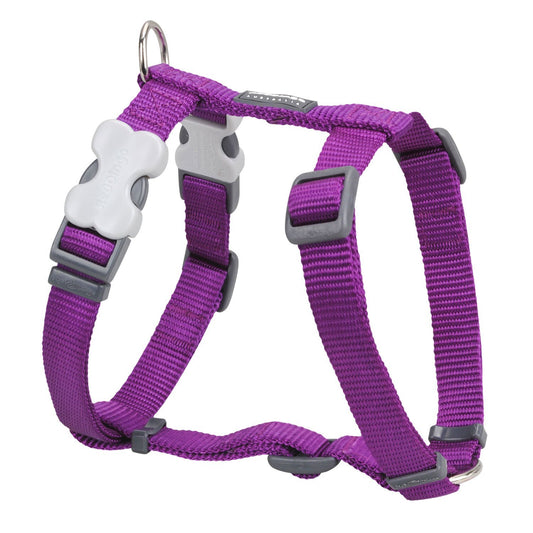 Red Dingo Dog Harness Classic - Purple - Available In S, M, ML & L