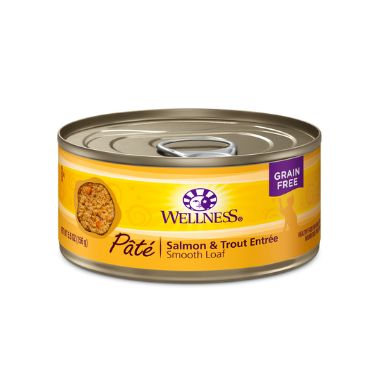 Wellness Cat Canned Complete Health™ Pâté Salmon & Trout [5.5oz x 24]