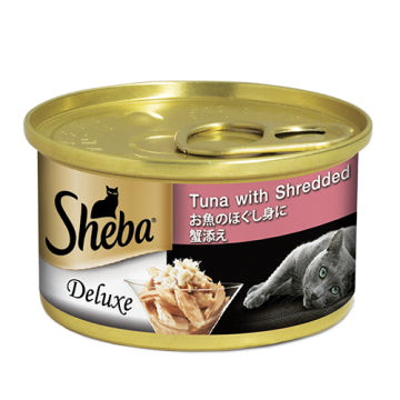 Sheba Deluxe Tuna with Shredded Crab 85g x 24