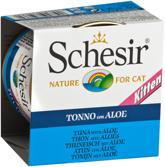 Schesir Kitten Canned Jelly Tuna with Aloe 85g