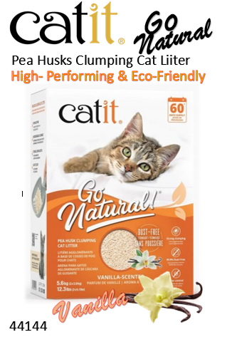 Catit Go Natural Pea Husk Clumping Cat Litter 5.6kg (44144)