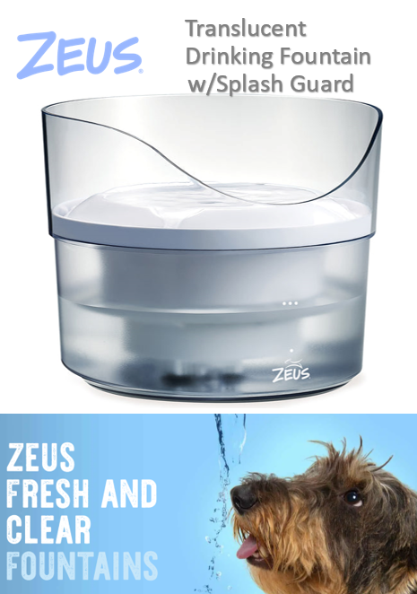 Zeus Fresh & Clear Fountain Splash Guard 91410