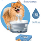 Zeus Fresh & Clear Dog Drinking Fountain with Waterfall Spout 91411