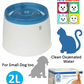 Catit 50053-Design Fresh & Clear Cat Drinking Fountain - 2 L