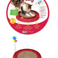 43000-Catit 3-in-1 Play - Circuit Ball Toy with Scratch Pad