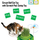 43002-Catit 3-in-1 Play - Circuit Ball Toy with Grass Planter