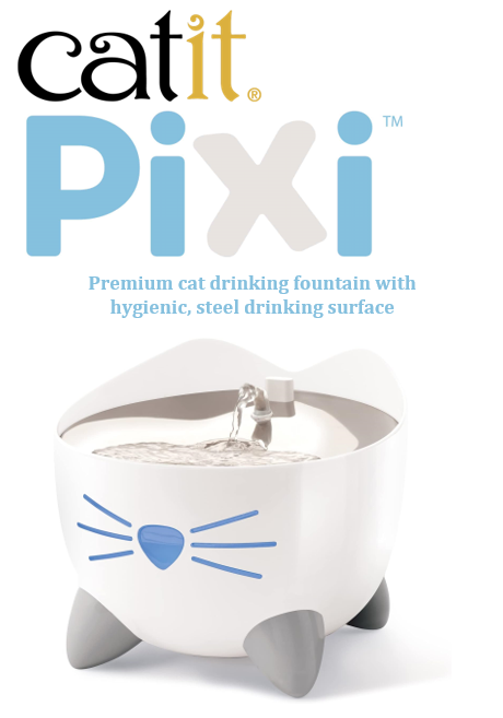 Catit PIXI Fountain Stainless Steel for Cats 2.5L (43720)