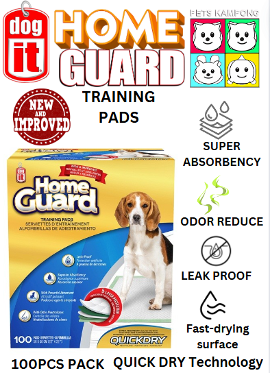 Dogit 70597 Home Guard Training Pad 100 Pack - 56 cm x 56 cm (22" x 22")