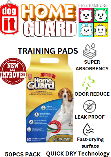 Dogit 70596 Home Guard Training Pad 50 Pack - 56 cm x 56 cm (22" x 22")