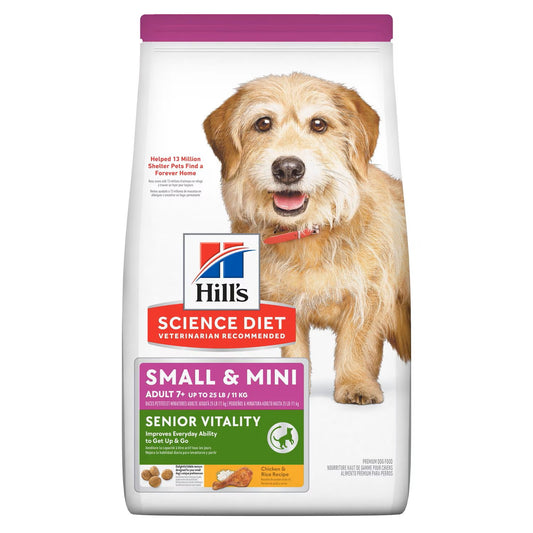 Science Diet Canine Small & Mini Adult 7+ Senior Vitality 3.5lbs