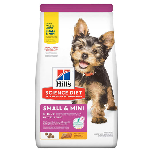 Science Diet Canine Small & Mini Puppy Chicken Meal, Barley & Brown Rice Recipe 1.5kg