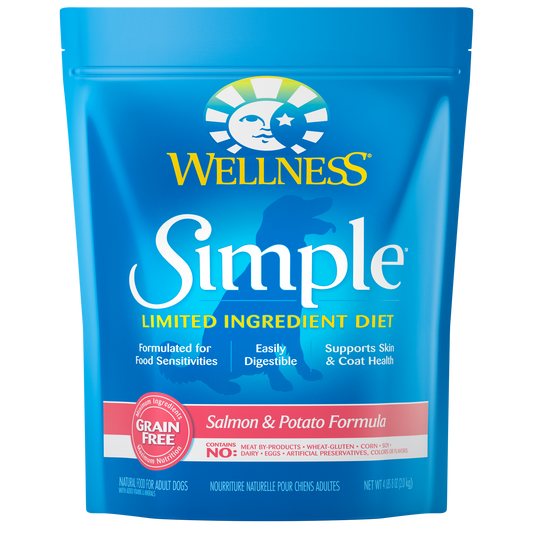 Wellness Simple Limited Ingredient Diet Salmon & Potato Formula - Available in 24lbs