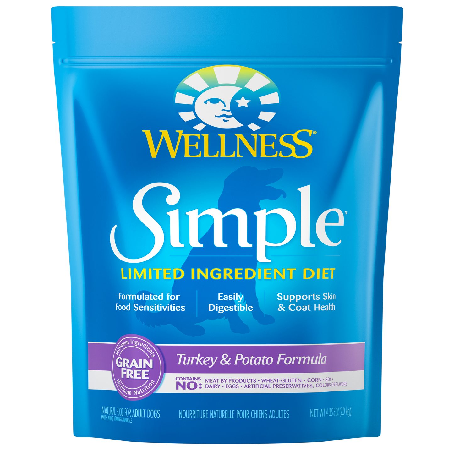 Wellness Simple Limited Ingredient Diet Turkey & Potato Formula - Available in 26lbs