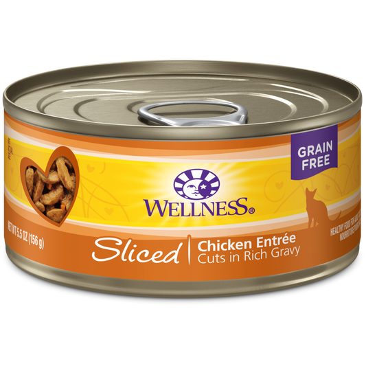 Wellness Cat Canned Complete Health™ Sliced Chicken Entree 5.5oz