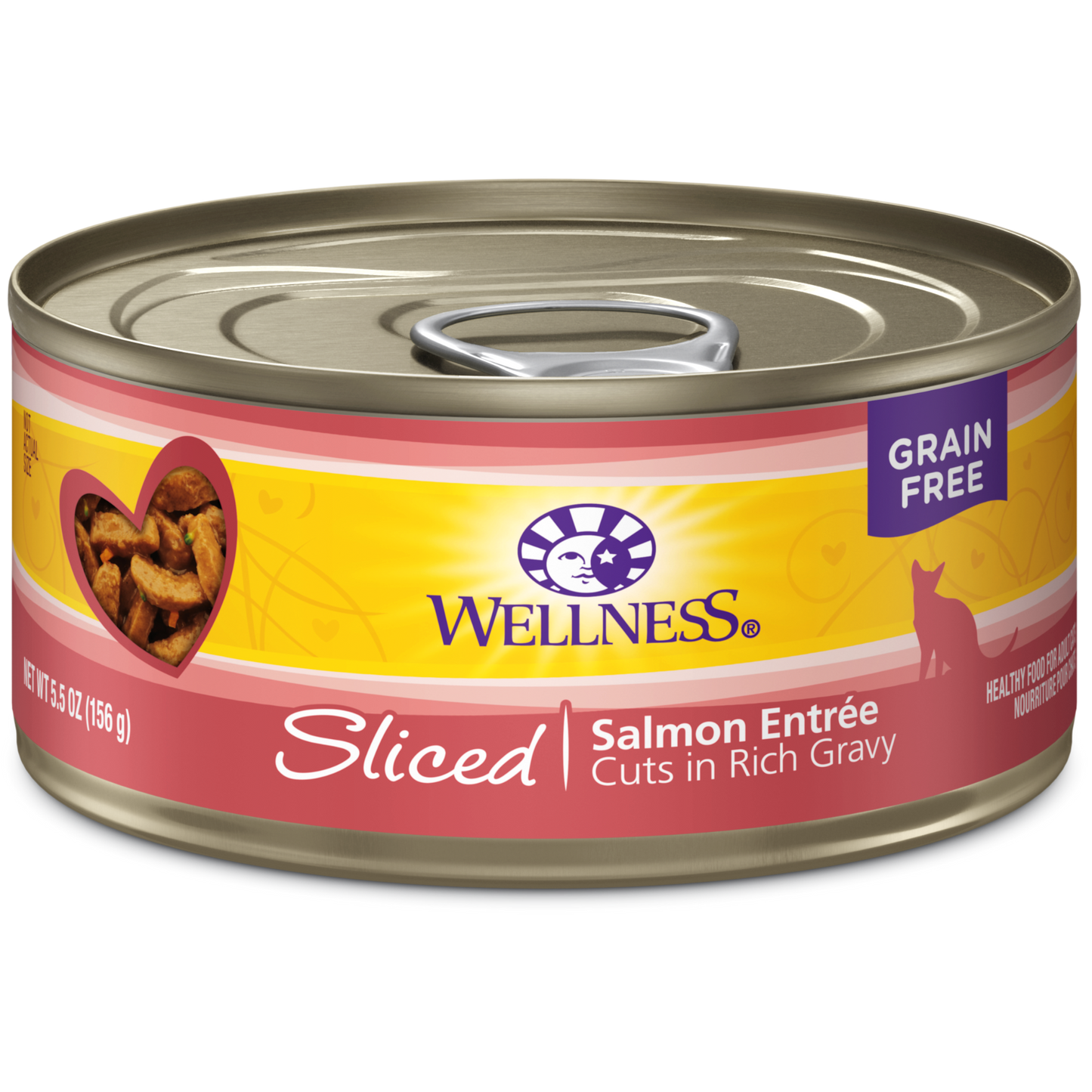 Wellness Cat Canned Complete Health™ Sliced Salmon Entree 5.5oz