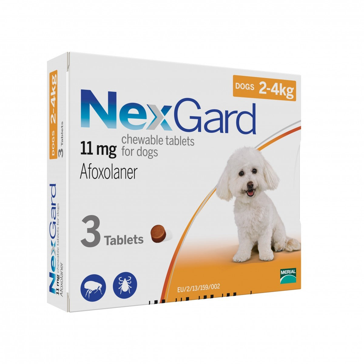 NexGard Chews For Small Dogs 2-4kg - 3 & 6 Tablets