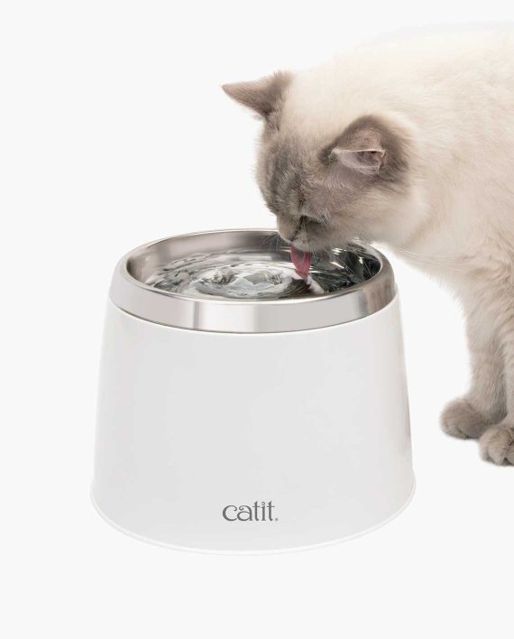 Catit 50023-Cat Stainless Steel Drinking Fountain - 2 L