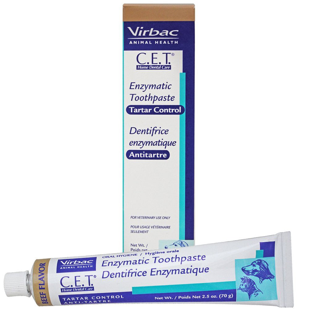 Virbac C.E.T Enzymatic Toothpaste (Beef Flavour) 70g