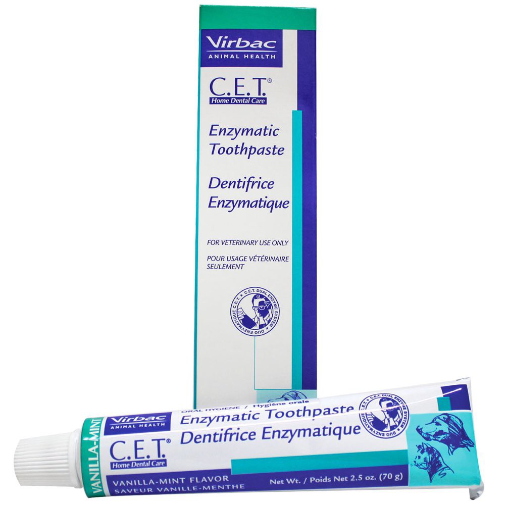 Virbac C.E.T Enzymatic Toothpaste (Vanilla-Mint Flavour) 70g