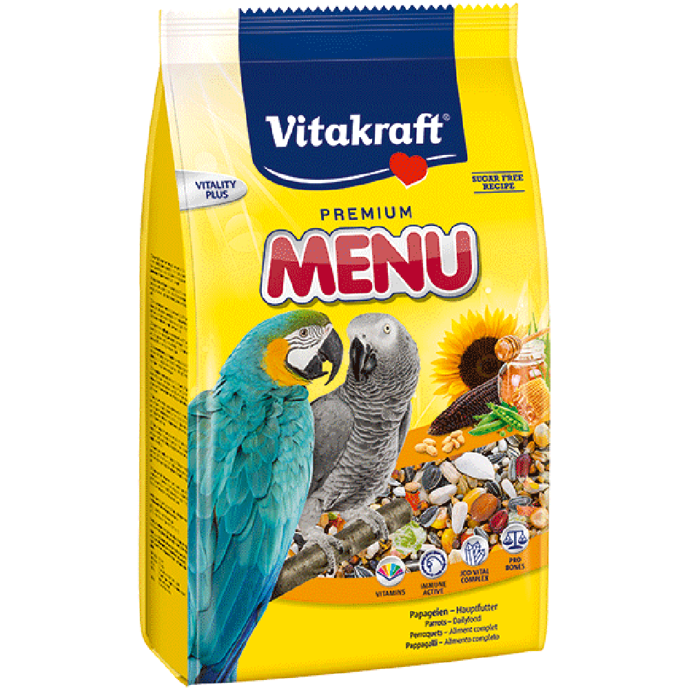 VitaKraft Premium Menu Parrots 1kg