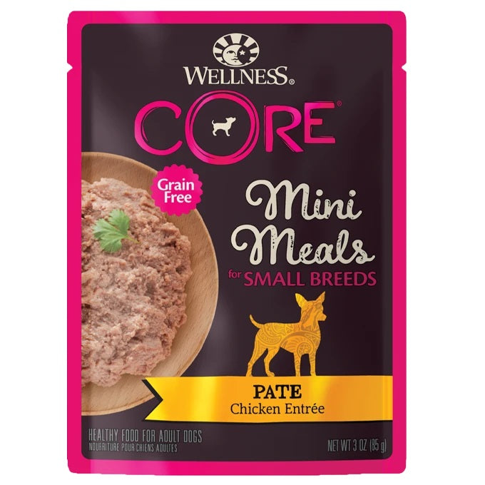 Wellness  CORE Small Breed Mini Meals - Pâté Chicken Entrée [3oz x 12]