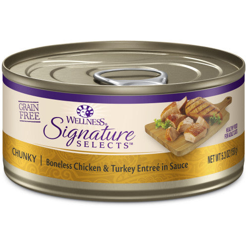 Wellness Cat CORE Signature Selects Chunky Chicken & Turkey 5.3oz